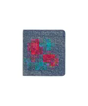 Eliza Wallet - Denim Western Rose