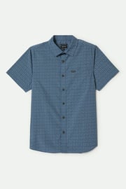 Charter Print S/S Shirt - Azure Blue/Micro Floral