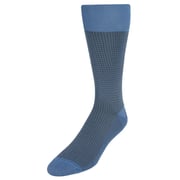 Doyle Houndstooth Design Mercerized Cotton Mid-Calf Socks