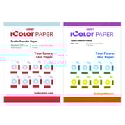 Uninet iColor Standard 2 Step Media w/ Glitter ‘B’ Adhesive Paper - 100 Pack