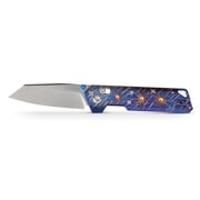 Coming Soon-Parallel- Crossbar Lock (2.90" S35VN Blade & Titanium Handle) - A3511- Pre-orders starting in early May