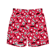 Baseball Mustache Swim Trunks