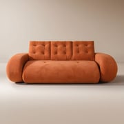 Freja Velvet Upholstered Sofa Bed, 82"