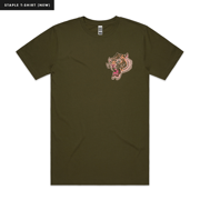 NIGHT STRIPE - MILITARY POCKET T-SHIRT - NEW STAPLE