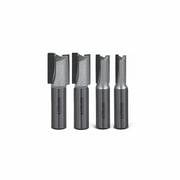 Infinity Tools 1/2" Shank 4-Pc. Plywood Dado Router Bit Set