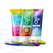 hello kids toothpaste and toothbrush variety bundle