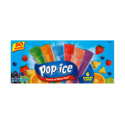 Pop Ice Assorted Flavors Freezer Pops