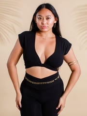 Anaya Top (5-Way) - Black Onyx