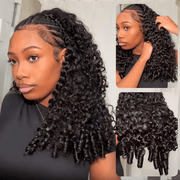 [WEAR GO HALF WIG] ISEE Burmese Curly Half Wig InvisiFit Strap Flip Over Wig for Beginners | Pre-Sale