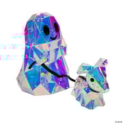 11 3/4 Halloween Multicolor Prismatic Ghost & Dog Light-Up LED Light