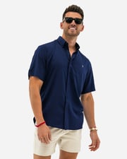 Lux Shirt - Navy