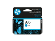 HP 936 Cyan Original Ink Cartridge, 4S6U9LN