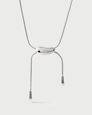 Rodeo Silver Slider Necklace
