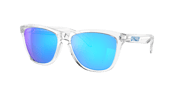OAKLEY OO9013 Frogskins Crystal Clear - Unisex Sunglasses, Prizm Sapphire Lens