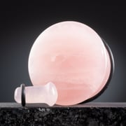 Rose Quartz Single Flare Plugs