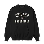 Men's Chicago White Sox Fear of God x MLB Heather Black Sport Fit Sweatshirt
