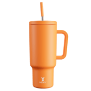 40oz Tumbler With Straw Monochrome Collection-Orange