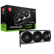 MSI GeForce RTX 4080 VENTUS 3X E OC 16GB GDDR6X DLSS3