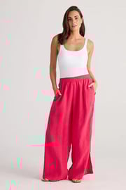 Fly Away Linen Pant--HOL-24024-6