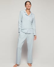 Aimer Long-Sleeve Classic Pajamas Set