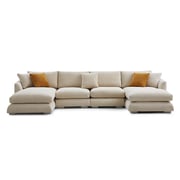 Aalto Boutique Feathers Double Chaise Sectional
