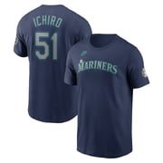 Men's Seattle Mariners Ichiro Suzuki Nike Navy 2025 National Baseball Hall of Fame Name & Number T-Shirt