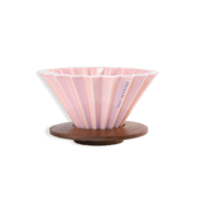 Origami Medium Sakura Pink Dripper with Holder