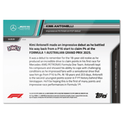 Kimi Antonelli - 2025 Formula 1® Topps NOW® Karte 14