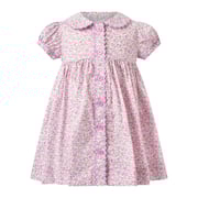 Ditsy Floral Button-Front Dress & Bloomers