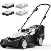 U20 40V 18" Brushless Lawn Mower | Includes 2 x 4.0Ah & 2 x 4.0Ah SE Batteries |  Effortlessly Tackle Lawns up to 6000 Sq. Ft.