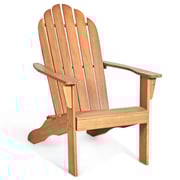 Acacia Wood Outdoor Adirondack Chair with Ergonomic Design