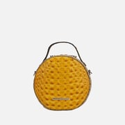 Ynnari Croc Round Crossbody Bag