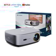 VANKYO Performance V700 Pro Projector with 120" Projector Screen - Silver