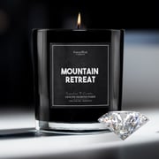 Mountain Retreat Diamond Candle