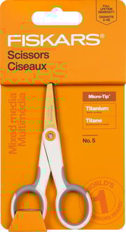 5" - Fiskars Softgrip Micro-Tip Scissors