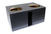 SoundSkins Enclosures | Universal Dual 12" Ported Up Fire XL SPL - Premium USA Made Subwoofer Box with Bed Liner Spray Finish