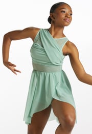 Mesh Wrap Dress
