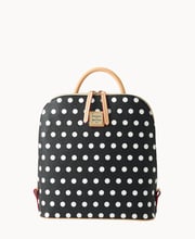 Polka Dot Zip Pod Backpack