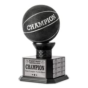15" Perpetual Basketball Trophy – Black Basketball