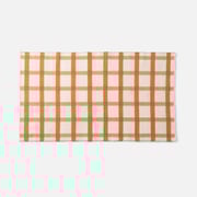 Plaid Wool Reversible Rug