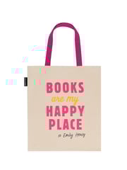 Emily Henry - Books Are My Happy Place tote bag