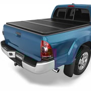 OEDRO FRP 5FT Hard Tri-fold Tonneau Cover Fold Truck Bed Covers Compatible with 2005-2015 Toyota Tacoma (Excl. Trail Edition) with 5 Feet Bed with Tacoma Bed Rail