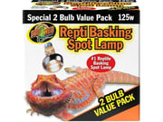 Zoo Med Repti Basking Spot Lamp 1ea/125 W, 2 pk