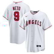 Men's Los Angeles Angels Zach Neto Nike White Home Replica Jersey