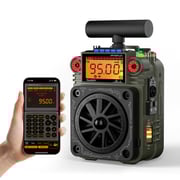 Raddy RF750 Plus Shortwave Radio | AM/FM/SW | APP Control | 297 Preset Stations | Replaceable Battery| SOS Alarm| NOAA |Portable Mini