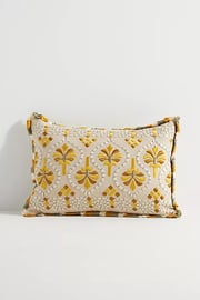 Georgia Cotton Embroidered Pillow