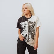 Adult Unisex Tee - 'Skelly' - Black & White