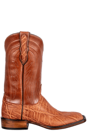 Black Jack Antique Elephant Cowboy Boots - Peanut