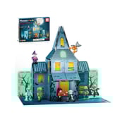 PicassoTiles Haunted House Magnetic Blocks with Spooky Characters