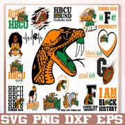 Bundle 20 Files Famu Rattlers Football Team Svg, Famu Rattlers SVG, HBCU Team svg, Mega Bundle, Designs, Cricut